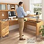 Bush Home Somerset 72"W Office Desk with Drawers and Hutch, Maple Cross (SET018MC)~#|#~1573DCCA-7F8A-4DF9-BA0A4FB59914DAE2_sc7