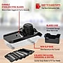 Brentwood Plastic Mandoline & Grater, Black (KA-5046BK)~#|#~1576774A-7B67-4C3E-AD86330D473E5D2C_sc7