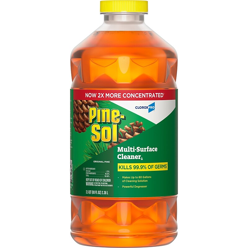 Pine-Sol Disinfecting Multi-Surface Cleaner Degreaser, Original Pine, 80 Fl. Oz. (60606) image 1
