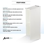 AdirOffice 46" Speaker Podium Lectern, White (661-01-WHI)~#|#~157A3461-1FBC-45AB-AFC14A48410BE1A4_sc7
