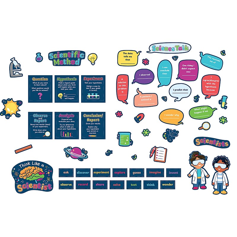 Teacher Created Resources Science Talk Bulletin Board Set, 60/Set (TCR6627) image 1