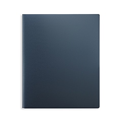 Staples 2-Pocket Plastic Presentation Folder, Blue (21624-CC/20644