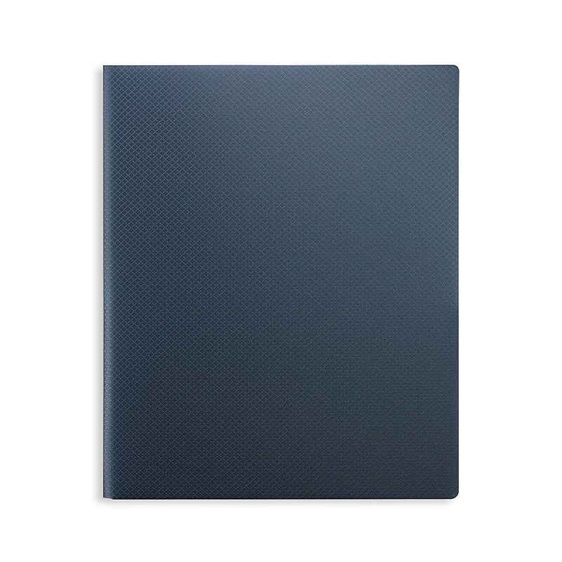 Staples 2-Pocket Plastic Presentation Folder, Blue (21624-CC/20644) image 1
