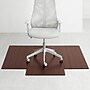 Anji Mountain Deluxe Bamboo Carpet & Hard Floor Chair Mat with Lip, 55" x 57", Dark Cherry (AMB24025W)~#|#~157F85B0-BBC0-4D67-BE3037EEF1243E28_sc7