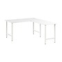 Bush Business Furniture Hustle 60"W L Shaped Computer Desk with Metal Legs, White (HUS003WH)~#|#~158A1521-68BE-4077-8864AA638EB244F2_sc7