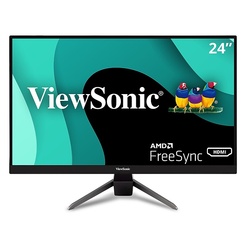 ViewSonic 24" 100 Hz LED Gaming Monitor, Black (VX2467-MHD) image 1