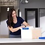 Bankers Box Heavy-Duty Latch Lid Plastic File Box, Letter Size, Blue/Clear, Each (86101)~#|#~1592C17C-8885-4DE5-8306AC21AAB2FCD0_sc7