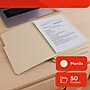 Staples File Folders, Legal Size, 1/3‑Cut Tabs, Assorted Positions, Manila, Durable Paper Stock, 50/Pack~#|#~15953FD9-6BE7-4282-A9EE511739103C82_sc7