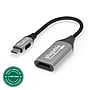 Plugable USB-C to HDMI Audio/Video Adapter, Male to Female, Gray (USBC-HDMI8K)~#|#~1597C7A5-C997-4FF2-AF23D95B03E738F0_sc7