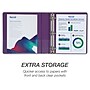 Samsill Durable 2" View Binders, D-Ring, Made in USA, Assorted Fashion Colors, 4/Pack (MP46469)~#|#~15983770-1E1B-42CE-82B738DF58EA8C37_sc7