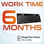 Delton S90 Solar Wireless Ergonomic Keyboard & Optical Mouse Combo, Black (DKWS90BD1)~#|#~1598FE2A-7BE1-4999-9D07D990EB63AE00_sc7