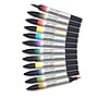 Winsor & Newton Promarker Dual-Tip Watercolor Alcohol Based Marker, Basic Tones, 12/Pack (WNX0290165)~#|#~15A078D0-E35C-4C17-9C7E584598FC8165_sc7
