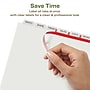 Avery EcoFriendly Index Maker Print & Apply Label Paper Divider, 5-Tab, White, 5/Pack (11581)~#|#~B51A1DC7-19C4-4A15-90BC0C93CC0B02E4_sc7