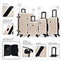 InUSA Resilience 4-Piece Hardside Spinner Luggage Set, TSA Checkpoint Friendly, Sand (IURESSMLXL-SAN)~#|#~15A59E60-C9A5-4A4B-83B94CD5AA32E142_sc7