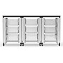 Luxor Mobile 9-Section Modular Classroom Storage Cabinet, 28.75"H x 18.2"D, White (MBS-STR-31-9L)~#|#~15AAFA79-6920-4A78-8713F85A7E0E0FD4_sc7