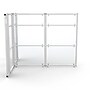 VersaDesk WorkNest 66"H x 79.5"W T-Shaped Cubicle Panel Workstation, White (WNCT-7296-W)~#|#~15ABC666-A7FC-4494-B22652175BDD4A53_sc7