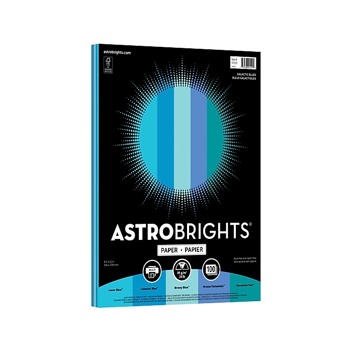 Astrobrights Galactic Blues 8.5 Astrobrights Galactic Blues 8.5