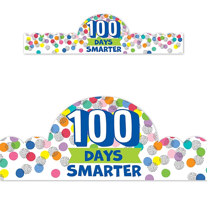 Creative Teaching Press Core Decor Happy 100th Day Crowns, 30/Pack (CTP11016) image 1