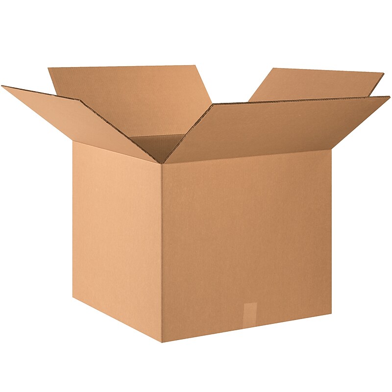 24" x 24" x 20" Heavy Duty Shipping Boxes, 48 ECT, 10/Bundle (HD242420DW) image 1