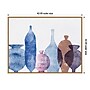 Amanti Art Vases 1 Blue by Pernille Folcarelli Framed Canvas Wall Art Print, 42" x 32" (A42677747979)~#|#~15B55C41-4E57-4D70-85C84DEDE87BF067_sc7