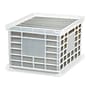 Iris File Storage Durable Plastic Crate, Letter/Legal Size, Clear (270011)~#|#~15BE7B47-AE01-4A4A-A0632923D87C5331_sc7