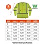 Ergodyne GloWear 8387 High Visibility Women’s Long Sleeve T-Shirt, ANSI Class R3, Lime, Medium (22353)~#|#~15BF846E-C978-4AAE-A9EA5978B5BE5D3A_sc7