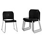 Flash Furniture Hercules Kenai Office Reception Stack Chairs, Black Plastic/Chrome Frame, 5/Pk (5RUT239ANBKCR)~#|#~15C43463-373B-4C49-B342EDF52B863394_sc7