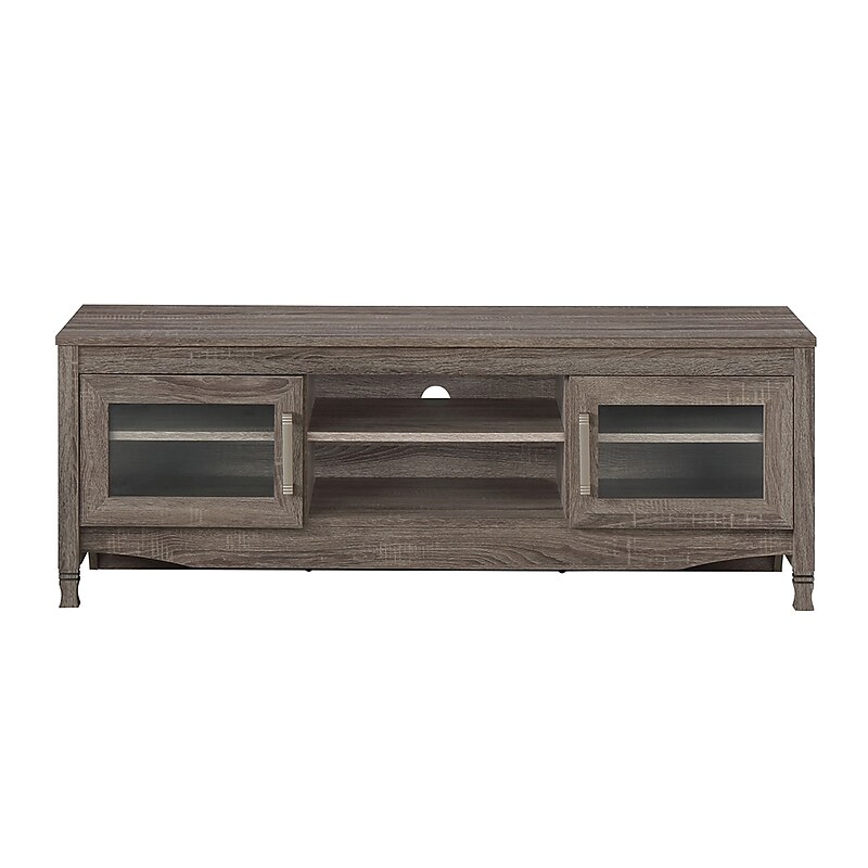 Techni Mobili Console TV Stand, Screens up to 60", Gray (RTA-8855-GRY) image 1