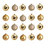Nearly Natural Holiday Christmas Gold Shatterproof Ornament Set, 3", 20/Set (D1056-GL)~#|#~15D8C1DB-088C-432D-8F3D11F4F6B6CE4C_sc7