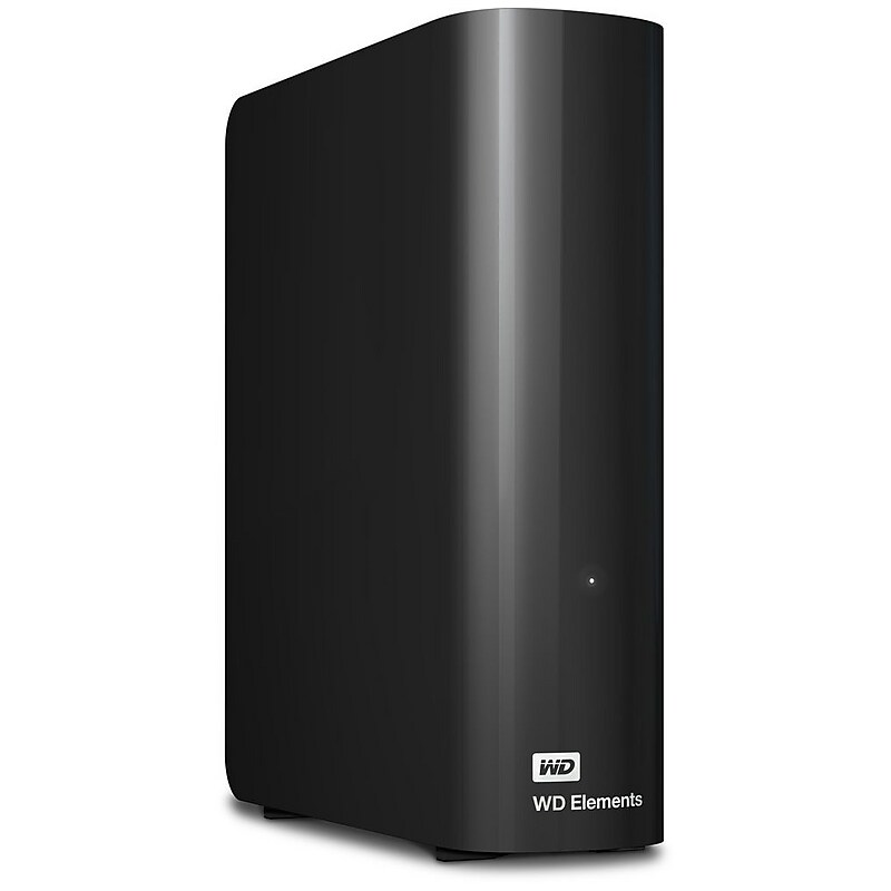 Western Digital Elements 6TB External USB 3.2 Hard Drive, Black (WDBWLG0060HBK-NESN) image 1