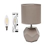 Simple Designs 10.24" LED Table Lamp, Gray (LT2065-GRY-LB)~#|#~15DCBA95-EC79-497F-A6BE8E4FCF617CC3_sc7