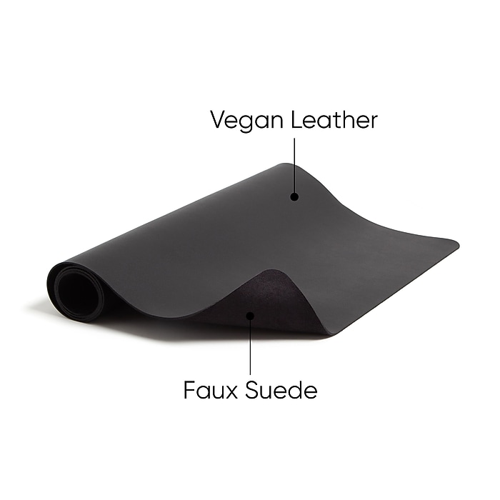 Smead Large Vegan Leather Anti-Slip Faux Leather Desk Pad, 36