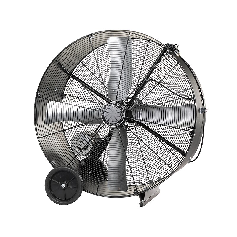 TPI Corporation PBX 42" Floor Fan, 1-Speed, Black (08211502) image 1
