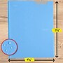 Five Star Stay Put  3-Hole Punched 2 Pocket Plastic Folder with Fasteners, Sky Blue (340300C-ECM26)~#|#~15E278D3-40D3-4DE7-8ED99EF3CA95E377_sc7