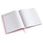 2027 Eccolo Laura Ashley Stripe 8" x 10" Weekly & Monthly Planner, Faux Leather Cover, Pink (RY27-401C)~#|#~15E3013C-EE11-48AD-A34BA323846C4D86_sc7