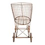 Storied Home 1-Section Rolling Laundry Basket, Metal, Copper (EC0266)~#|#~15E4861A-0AB6-4DCD-83F714EE3F4A6E64_sc7