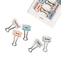 U Brands Task On Hand Medium Binder Clips, 0.5" Capacity, Assorted Colors, 10 Clips/Pack (5062U08-32)~#|#~15E6F964-4E30-419F-B8707812CBDC76FA_sc7