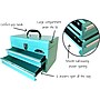 Apollo Tools 2-Drawer Tool Chest, Steel, Aqua Green (DT5010-GR)~#|#~15E7B03E-29D9-4FE1-A1B204BDBE7FD30B_sc7