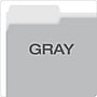 Pendaflex Two-Tone Recycled File Folder 100 File Folders, 1/3-Cut Tab, Assorted, Letter Size, Gray, 100/Box (152 1/3 GRA)~#|#~15E7FD4F-5037-4A12-B404B502426EC098_sc7