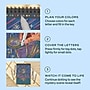 Lifelines FlowArt Dot-By-Letter Into the Galaxy Coloring Book, 20 Pages (LL-16-3148)~#|#~15EAECA7-2049-4ABF-90D5C71426A2846F_sc7