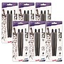 Pentel Arts Color Brush Water-Based Ink Refills, Black Ink, 2/Pack, 6 Packs/Bundle (PTAFR101BP2A-6)~#|#~15EAFD34-BFE3-4566-8ED247E0B15F4BFC_sc7