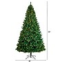 Nearly Natural 11-ft Northern Tip Artificial Christmas Tree with 1000 Clear LED Lights and 2720 Bendable Branches (T3390)~#|#~15F201F4-7528-4397-B56213DF1CED54F2_sc7