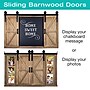 Excello Global Products Rustic Wood Chalkboard with Four 4"x6" Hideaway Photos (EGP-HD-0148)~#|#~15F2F779-E7B8-43DF-BBBB4EF1BA46D757_sc7