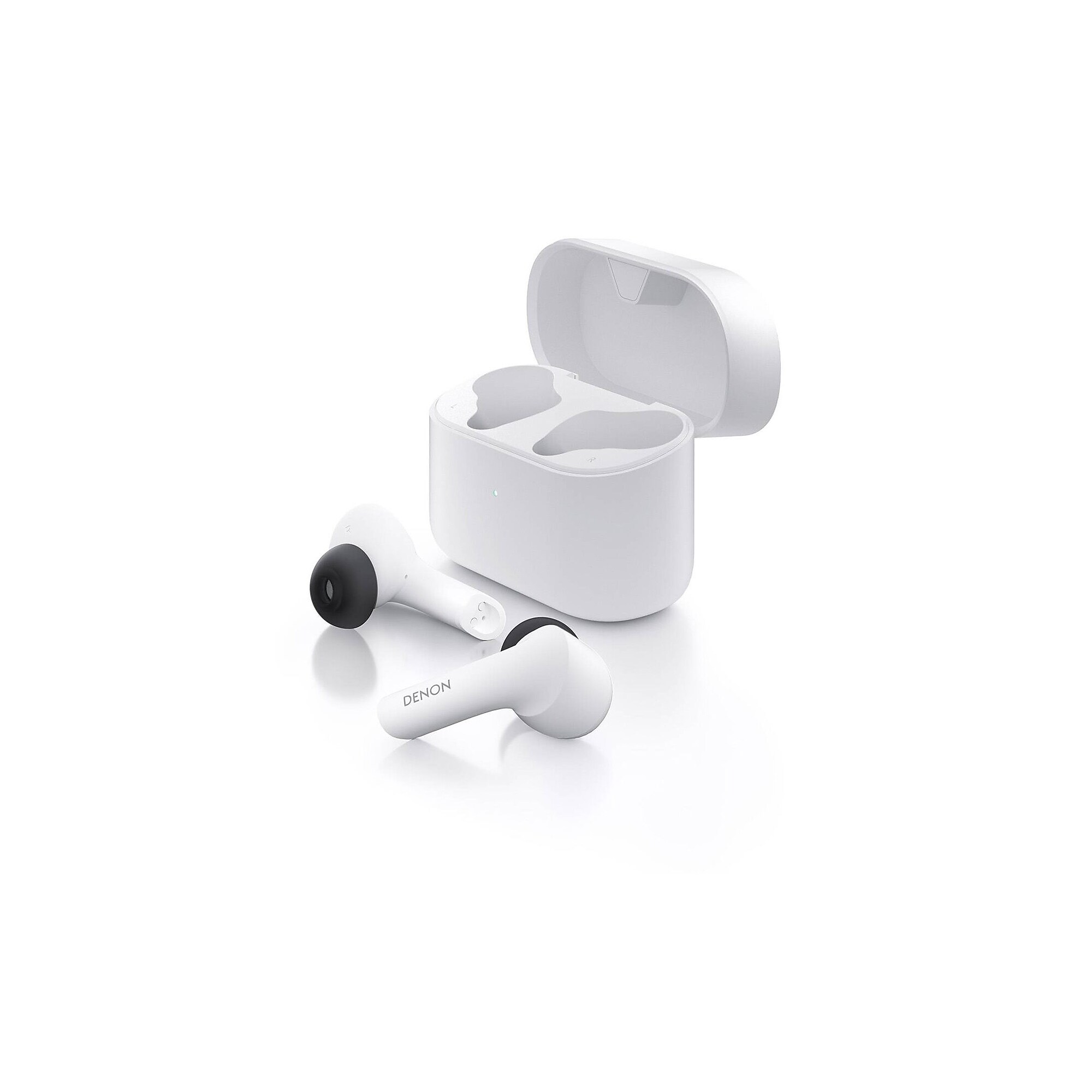 Denon Wireless Noise Canceling Earbuds, Bluetooth, White (AHC630WT) Sansujyuku sansujyuku.com