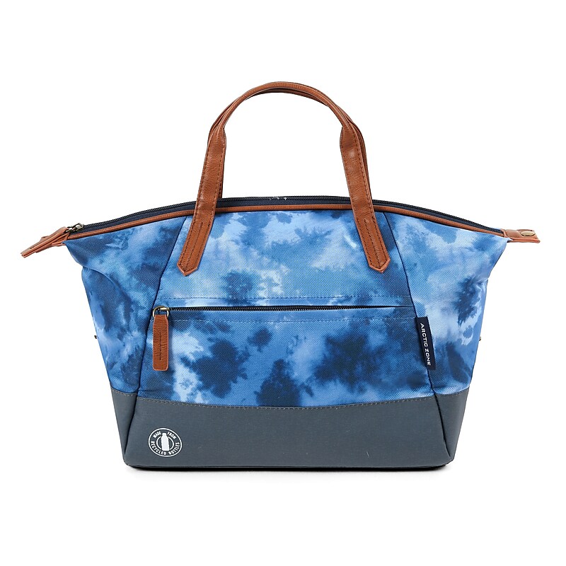 Arctic Zone Eco Iced Tie Dye Blue Insulated Lunch Bag, Blue, 262 oz. (10003574) image 1