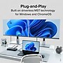 Plugable USB-C Dual HDMI Display Docking Station With 65W Laptop Charging (UD-MSTH2)~#|#~15FA53A3-8774-4560-850D9DB393F469D5_sc7