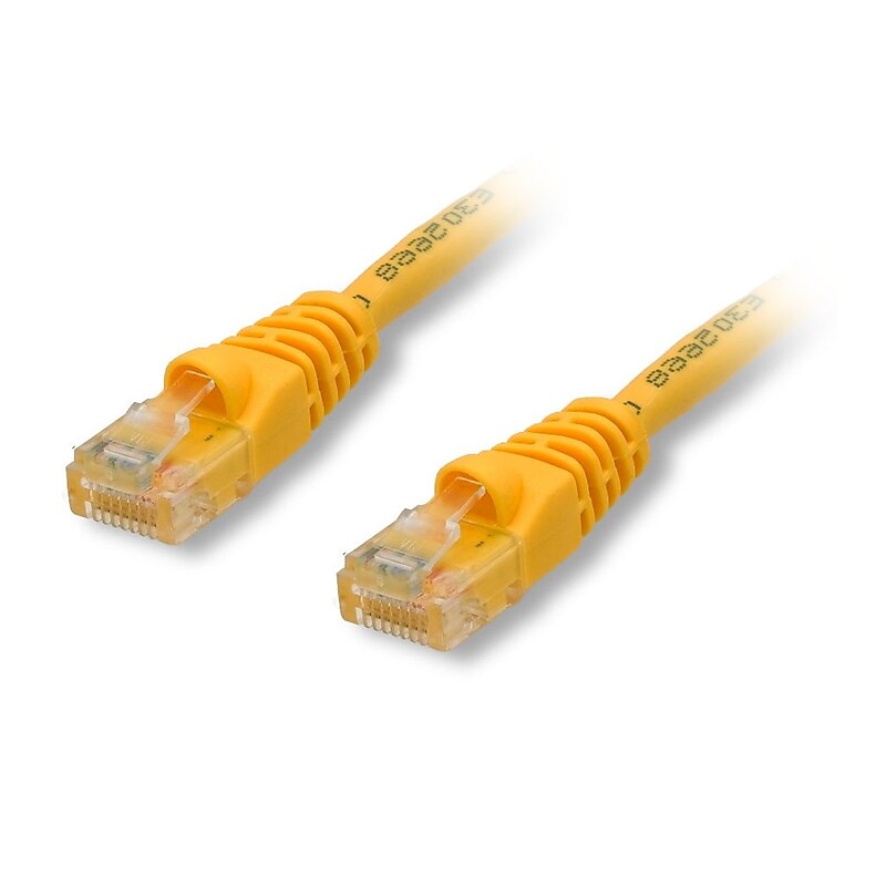 Comprehensive Snagless 3ft Cat-6 Ethernet Cable, 24 AWG, Yellow (CAT6-3YLW) image 1