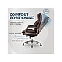 La-Z-Boy Nova Ergonomic Polyurethane Swivel Executive Chair, Brown (52372-BRN)~#|#~15FBB7D9-E464-4C88-8EF71529AA4F941D_sc7