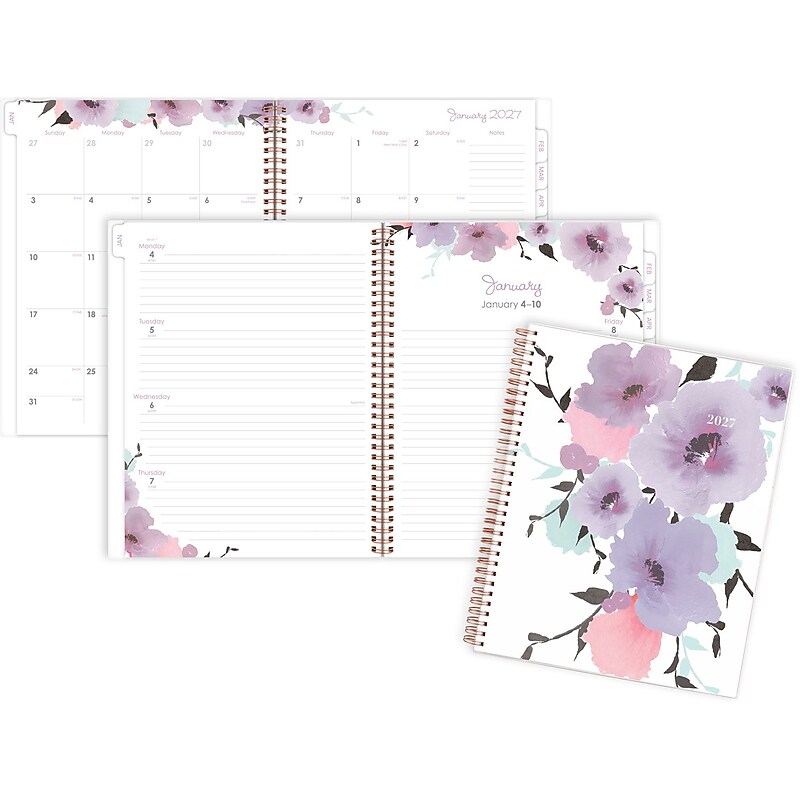 2027 Cambridge Mina 8.5" x 11" Weekly & Monthly Planner, Poly Cover (1134-905-27) image 1