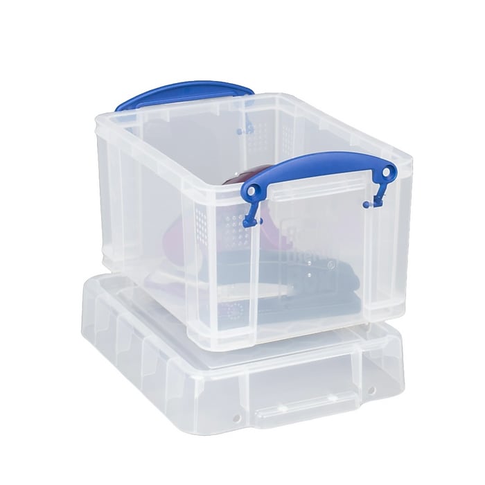 Really Useful - Boîte de rangement transparente - 77 litres